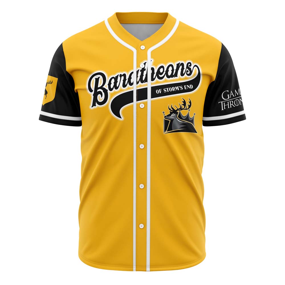 Baratheons of Storm's End Game of Thrones Baseball Jersey