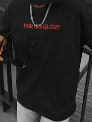 2 Sided For His Glory T-shirt, Roman 818 Shirt, Christian Apparel, Faith Based Clothes, Religious Shirt, Church Tee