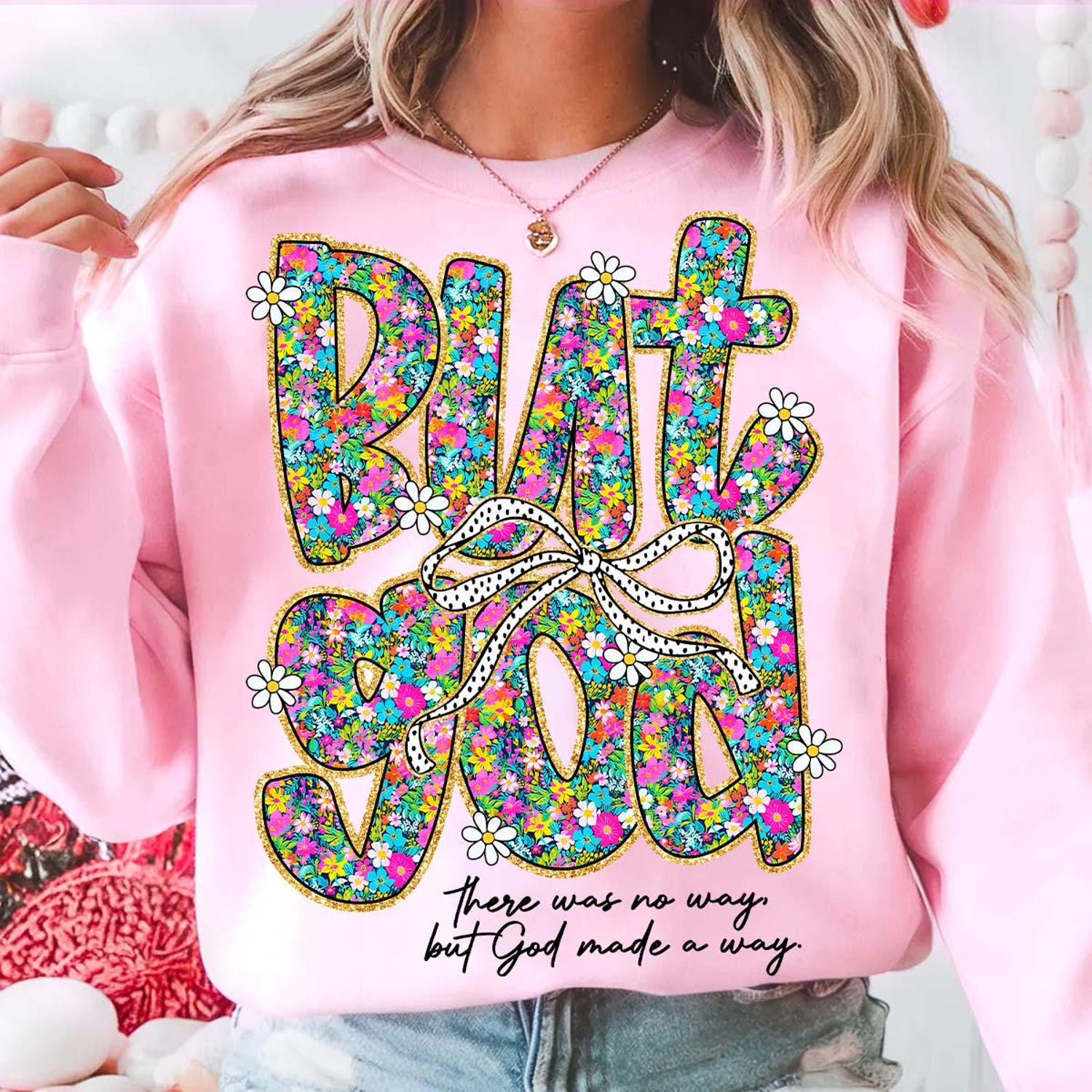 Vintage But God shirt, Spirit Religious apparel, Floral Jesus shirt, Bible apparel, Jesus Christian shirt, Bible Verse apparel