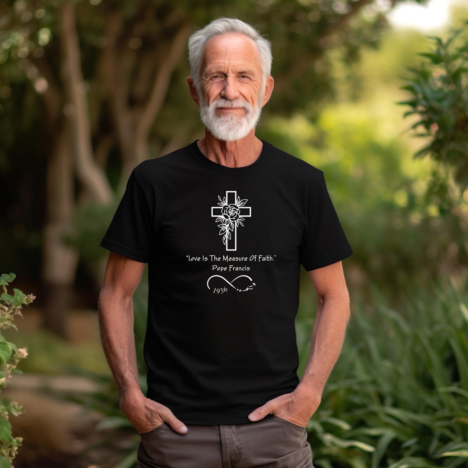 Pope Francis Shirt, Catholic T-Shirt, Faith Apparel, Religious Shirt, Christian Clothing, Modern Pope Design Shirt, Papa Francis Shirt