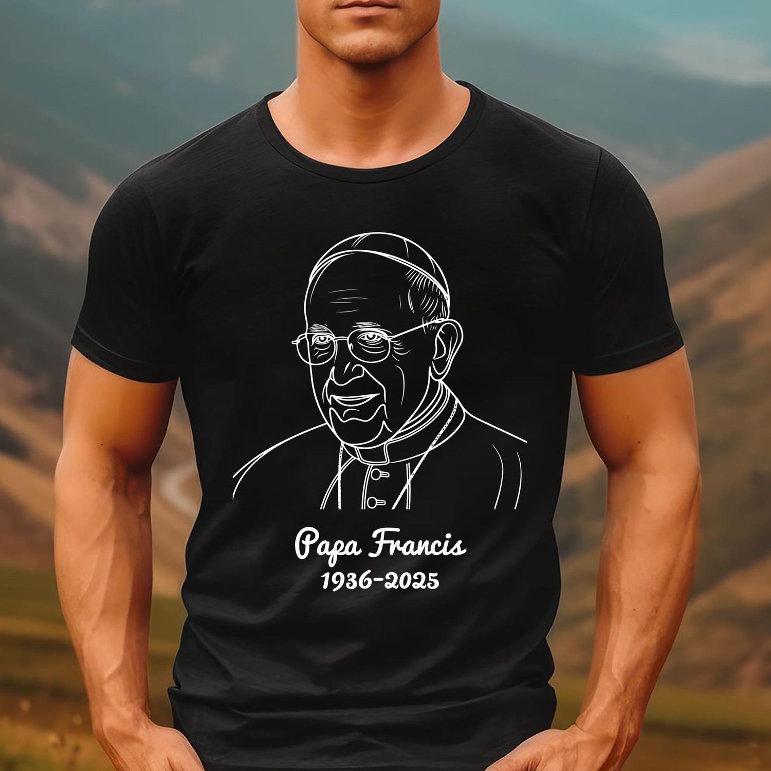 Papa Francis 1936-2025, Memorial Pope Francis Papa Shirt, Papa Francis Shirt, RIP Papa Francis, Francis 1936-2025, Pope Francis Shirt