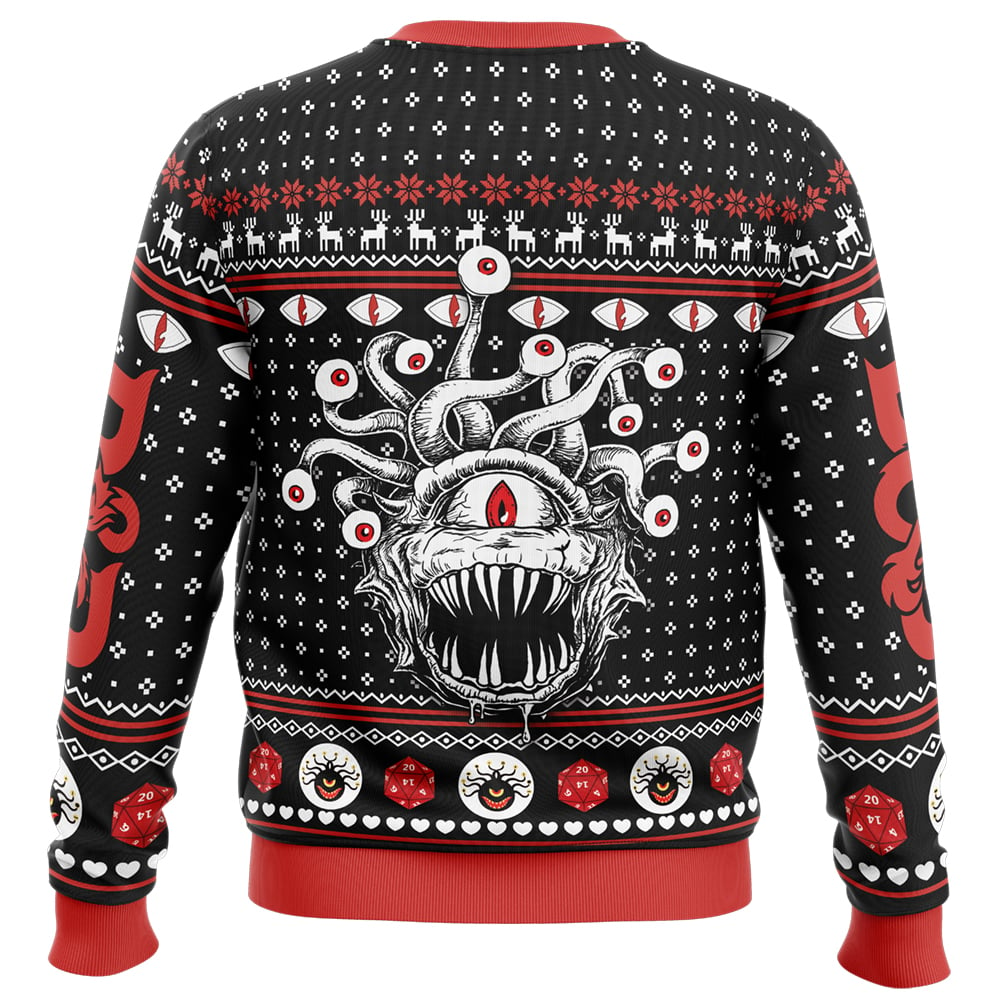 Beholder Dungeons and Dragons Ugly Christmas Sweater