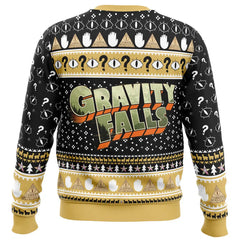 Bill Cipher Gravity Falls Ugly Christmas Sweater