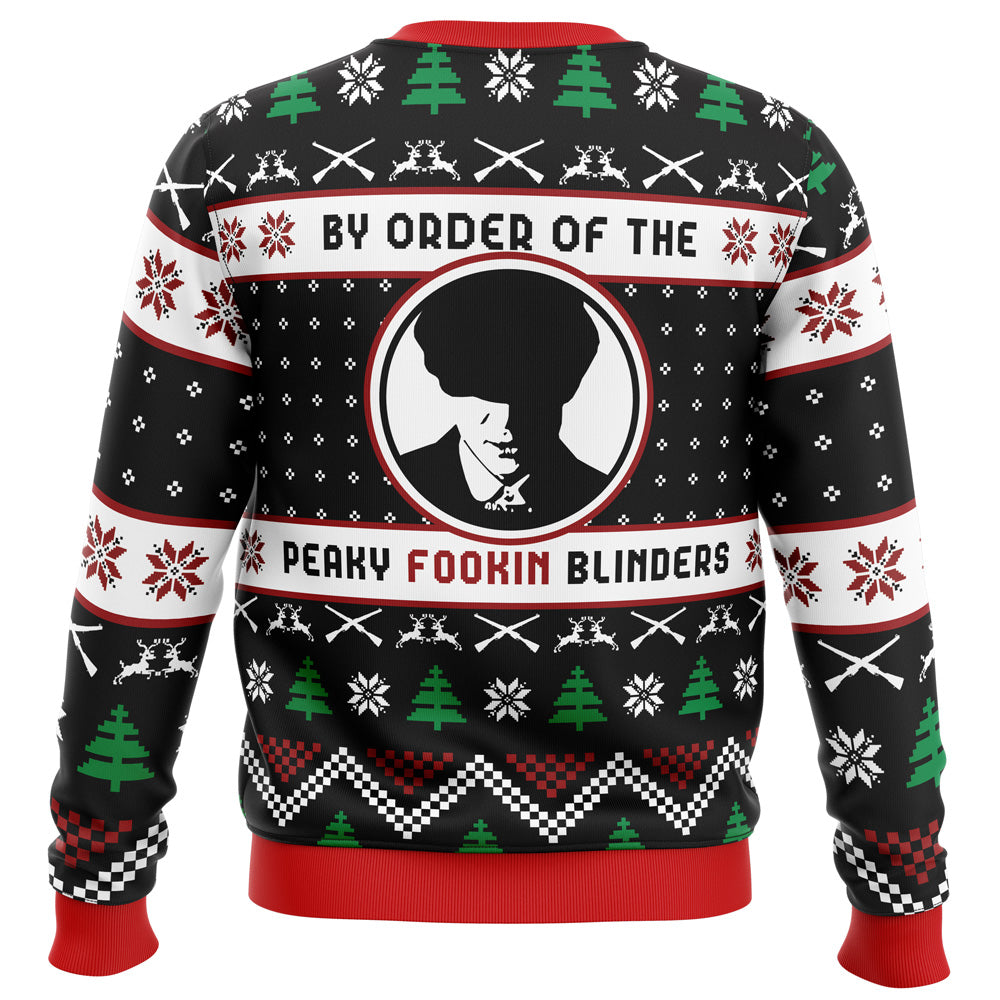 By The Order of The Peaky Blinders Peaky Blinders Ugly Christmas Sweater