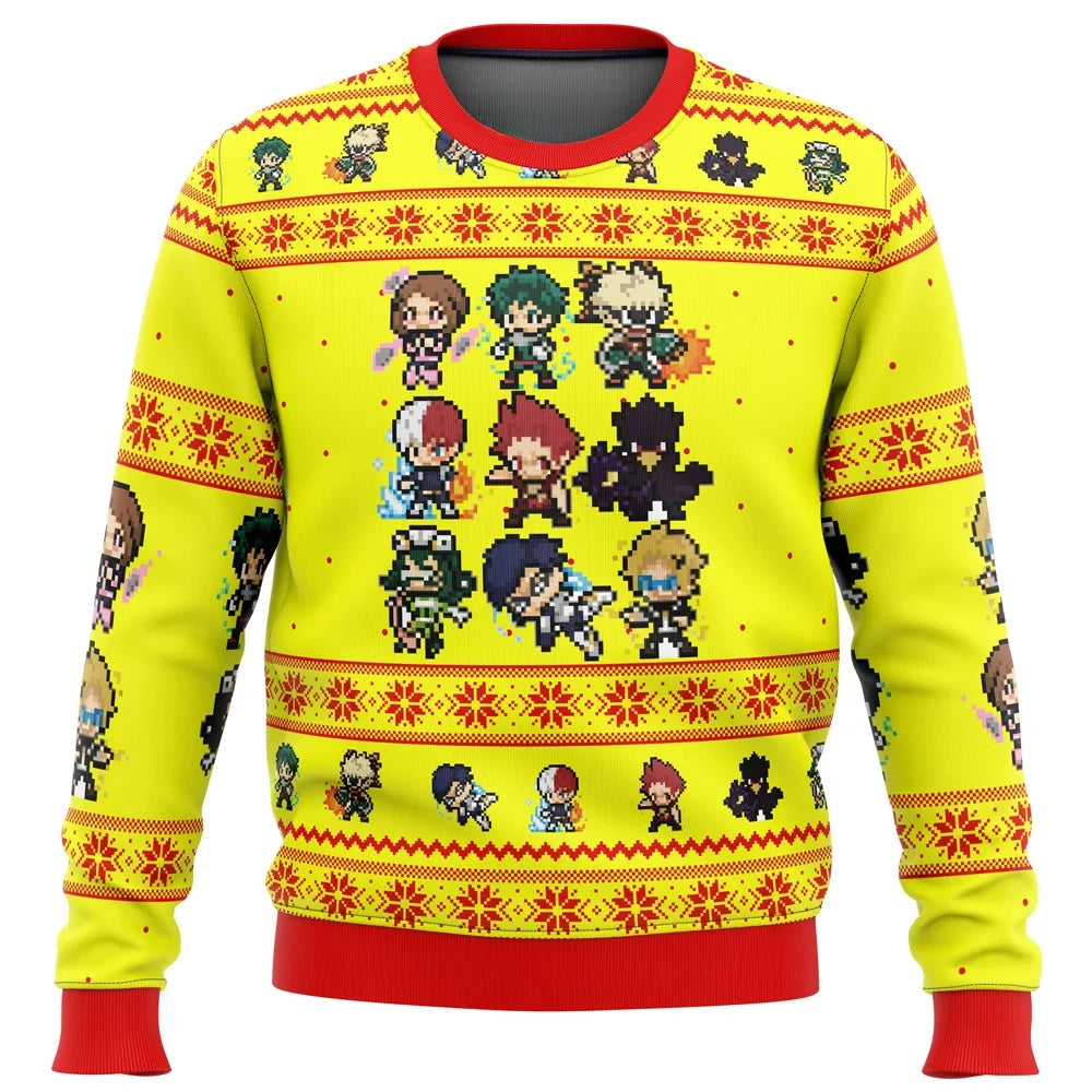 My Hero Academia Boku No Students Ugly Christmas Sweater