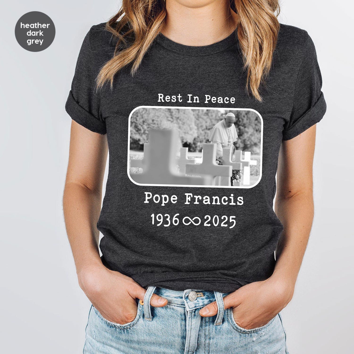 Pope Francis Shirts, Remembrance Shirt, Rest In Peace Shirt, Pope Francis Tribute Shirt, RIP Papa Francis Shirt, Pope Francis Memorial Shirt
