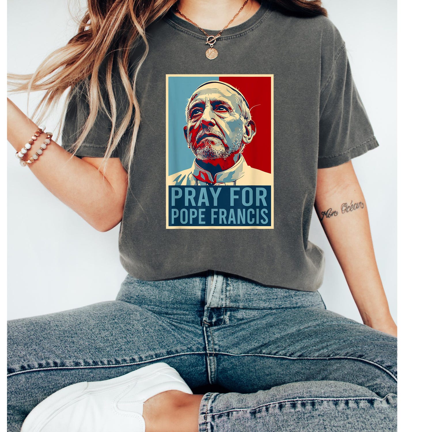 Comfort Colors� Pray for Pope Francis shirt, Pope Francis T-shirt, Rest in Peace the Pope Shirt, RIP Pope Francis Shirt, Memorial TributeTee