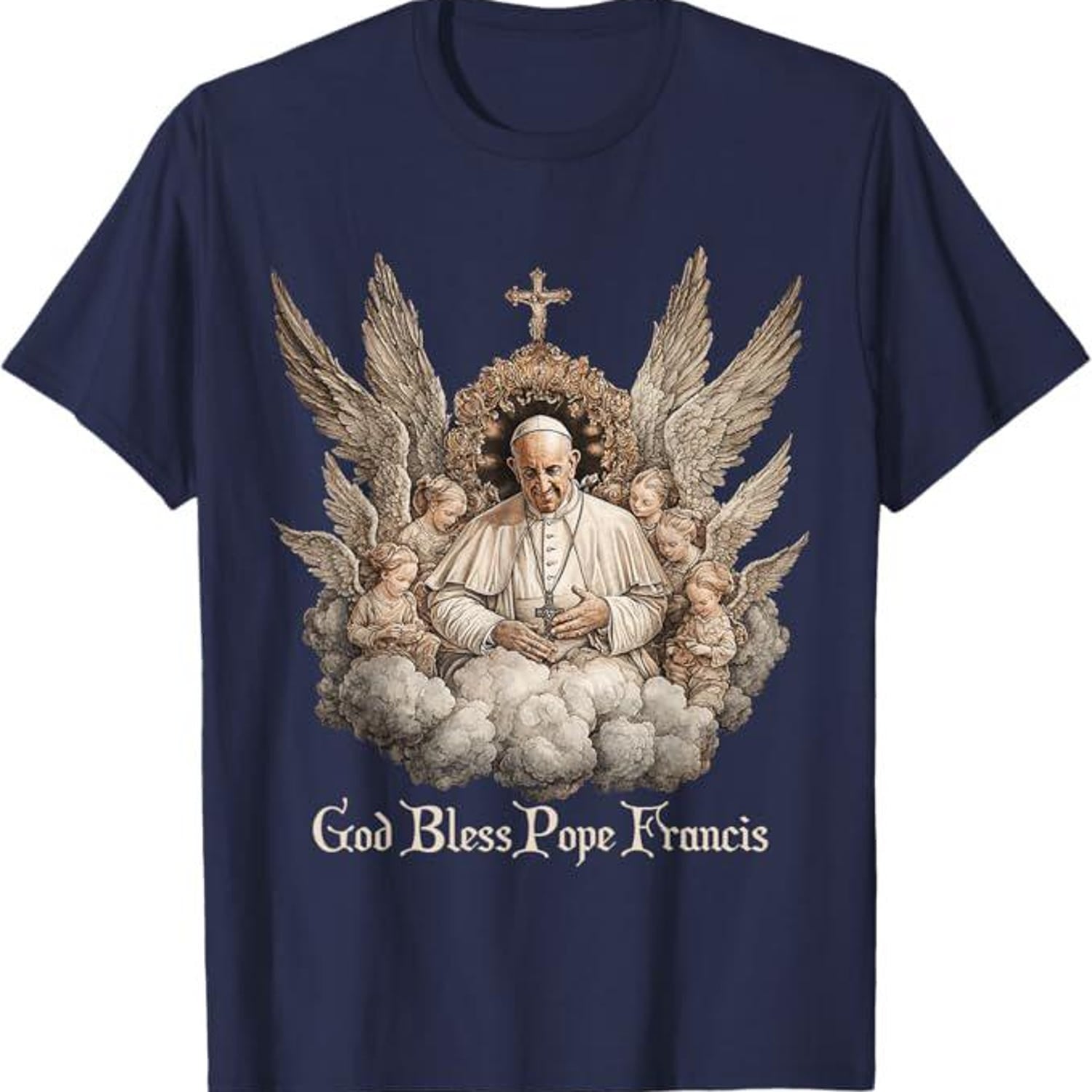 Thank You Father Pope Francis shirt, Memorial Tribute Tee 1936-2025, Catholic Christian Gift, Vatican Angel, RIP Pope Francis shirt