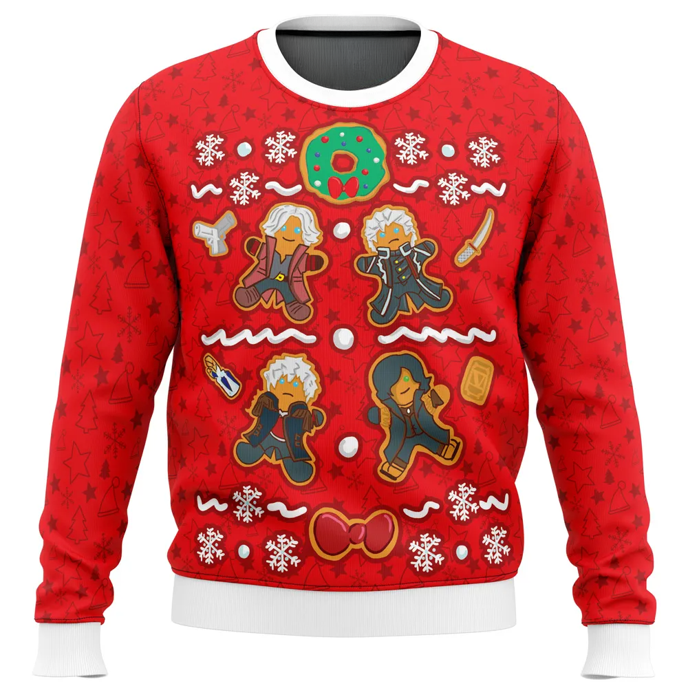 Fresh Baked Devil Hunters Devil May Cry Ugly Christmas Sweater