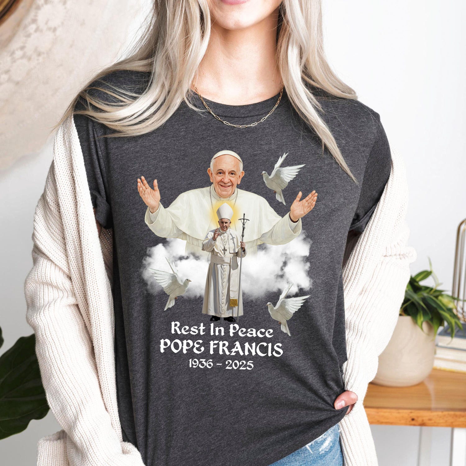 Pope Francis 1936 2025 Shirt, Pope Francis Rip Shirt, Rest In Peace Pope Shirt, Pray for Pope Francis Shirt, Catholic Tribute Shirt