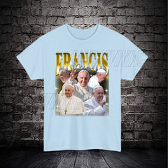 Pope Francis Retro 90's Shirt, Pope Francis Homage Tshirt, Pope Francis Bootleg Tees, Pope Francis Vintage T-Shirt, Pope Francis Gift Merch