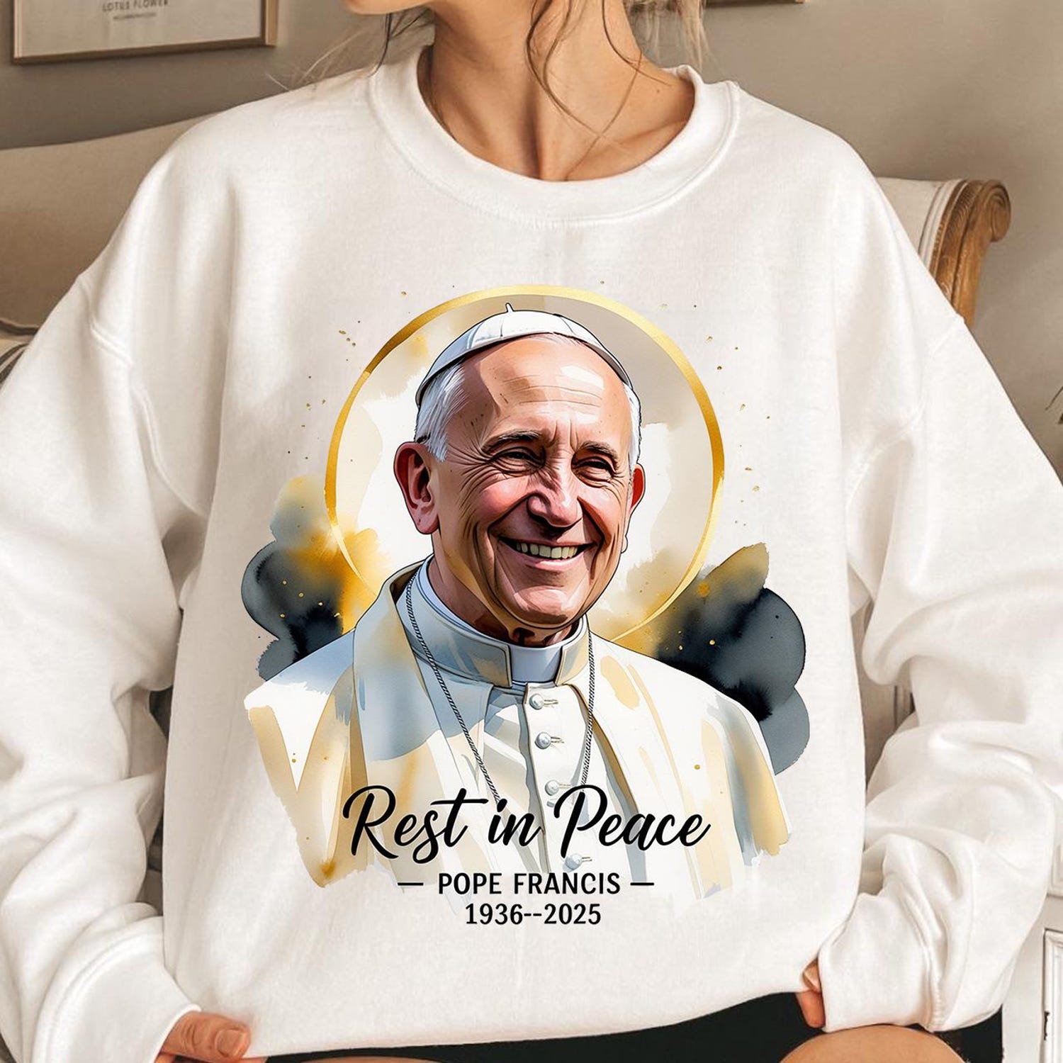 Pope Francis Rest In Peace shirt - 1936-2025, Pope Tribute shirt, Religious shirt, Catholic apparel