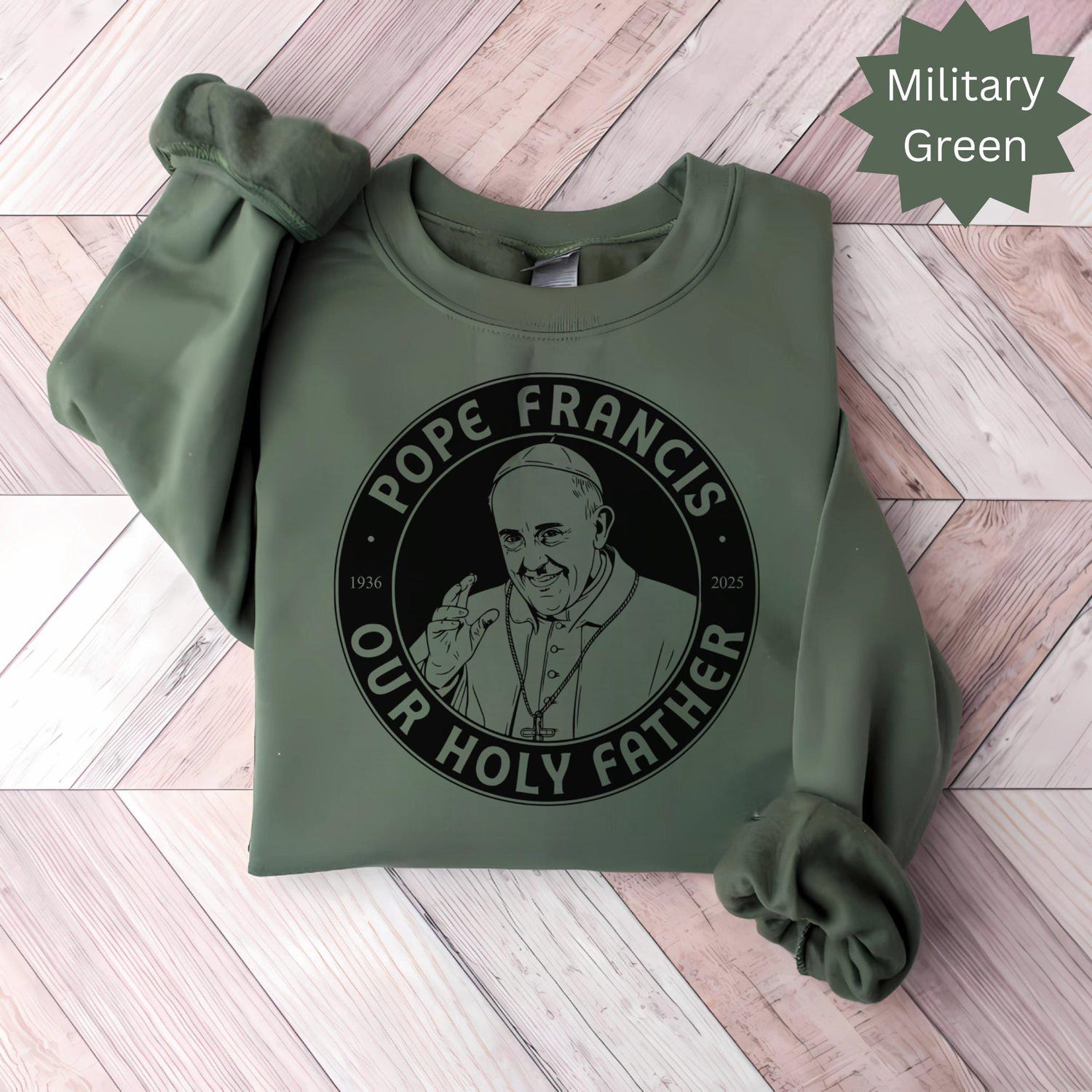 Commemorative Pope Francis Our Holy Father shirt Catholic Faith T Shirt, Religious Apparel, Pope Francis Commemorative Holy Father Clothing