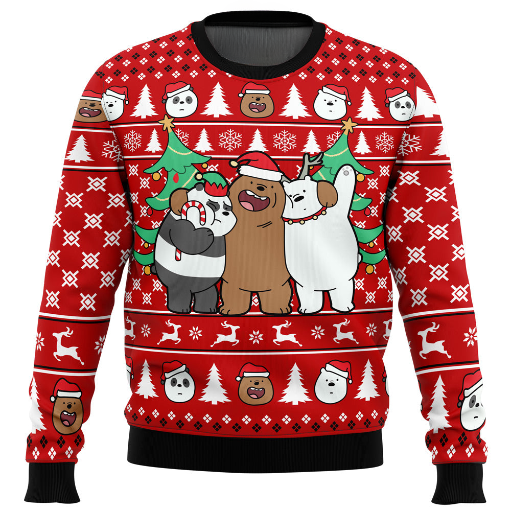 Christmas Bears We Bare Bears Ugly Christmas Sweater