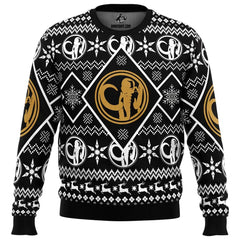 Christmas Black Ranger Power Rangers Ugly Christmas Sweater