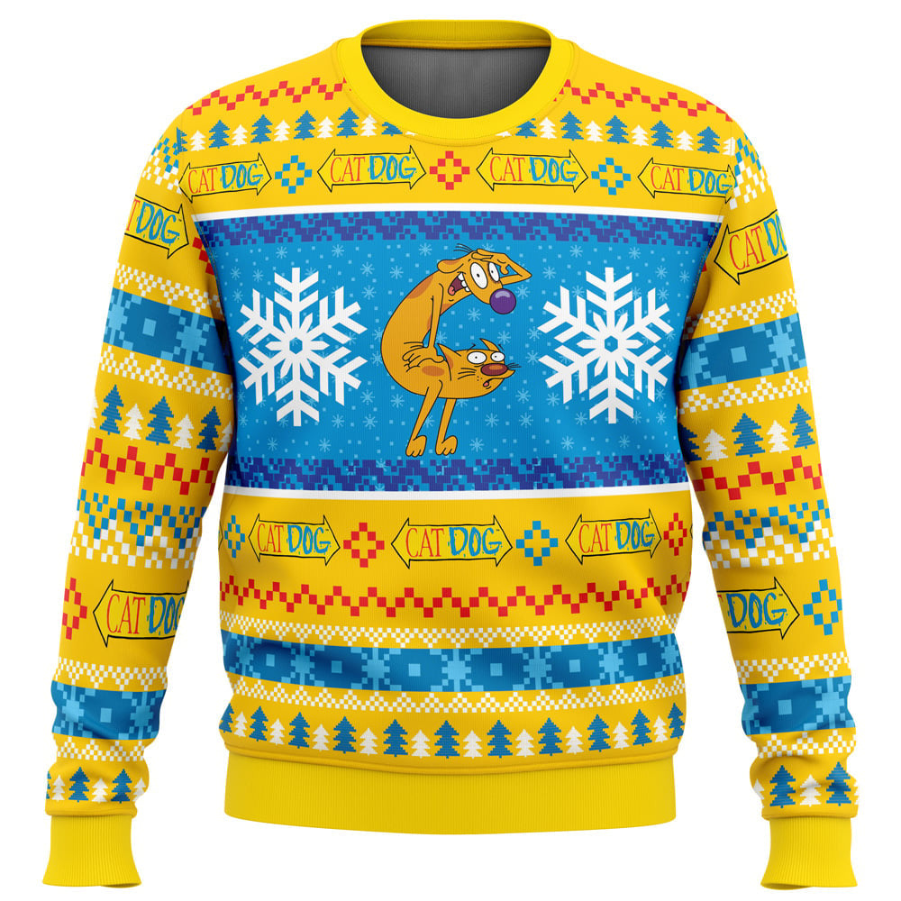 Christmas CatDog Nickelodeon Ugly Christmas Sweater