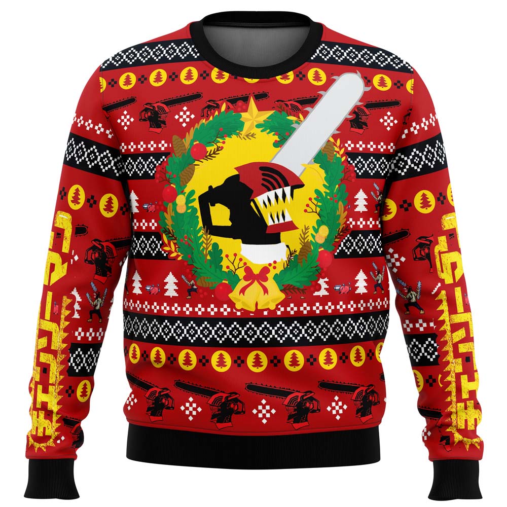 Christmas Dream Chainsaw Man Ugly Christmas Sweater