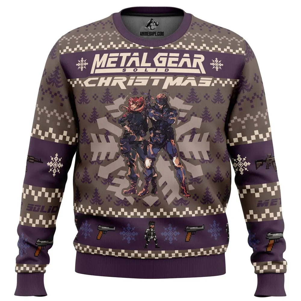 Christmas Metal Gear Solid Ugly Christmas Sweater