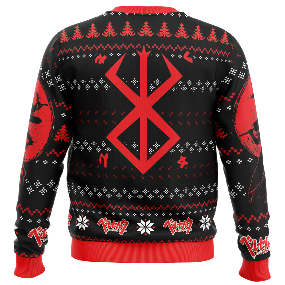 Christmas Red Guts Berzerk Ugly Christmas Sweater