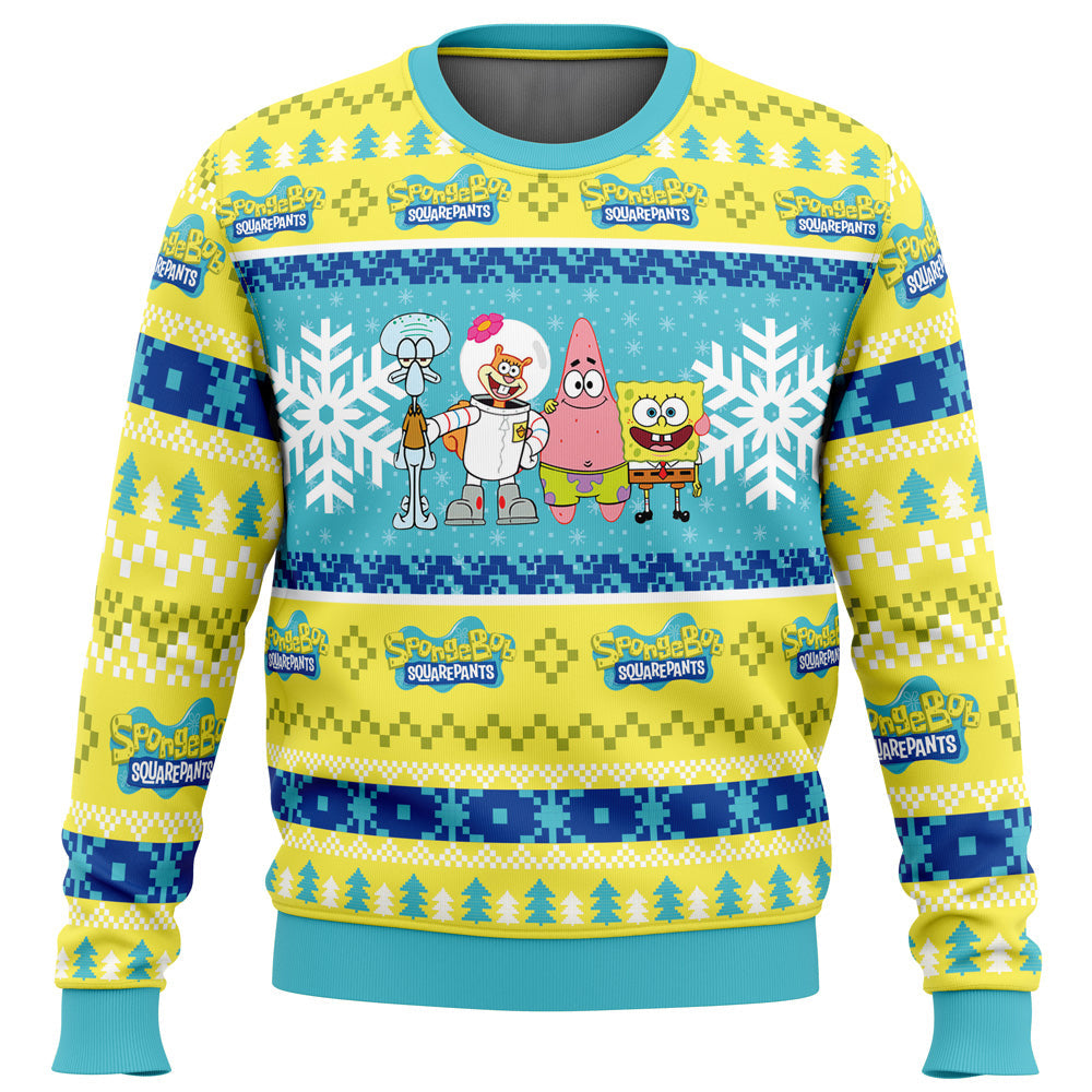 Christmas Spongebob Nickelodeon Ugly Christmas Sweater