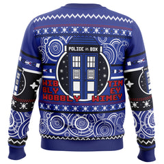 Christmas Through Time And Space Doctor Who Ugly Christmas Sweater