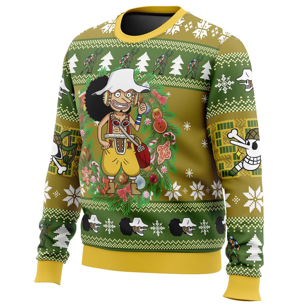 Christmas Usopp One Piece Ugly Christmas Sweater