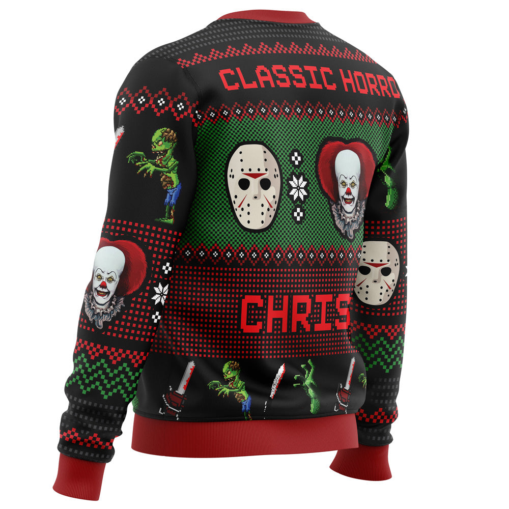 Classic Horror Christmas Ugly Christmas Sweater