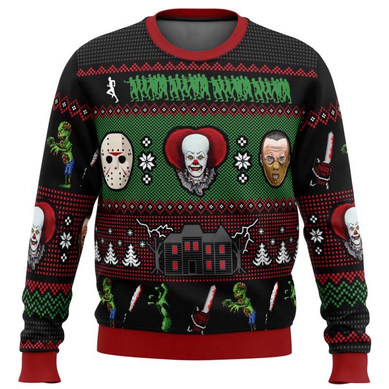 Classic Horror Christmas Ugly Christmas Sweater