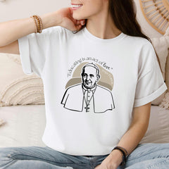Educating is an act of Love T-shirt, Pope Francis Catholic Tee, Catholic Teacher Gift Shirt, Homeschool Mom gift, Catholic mom shirt