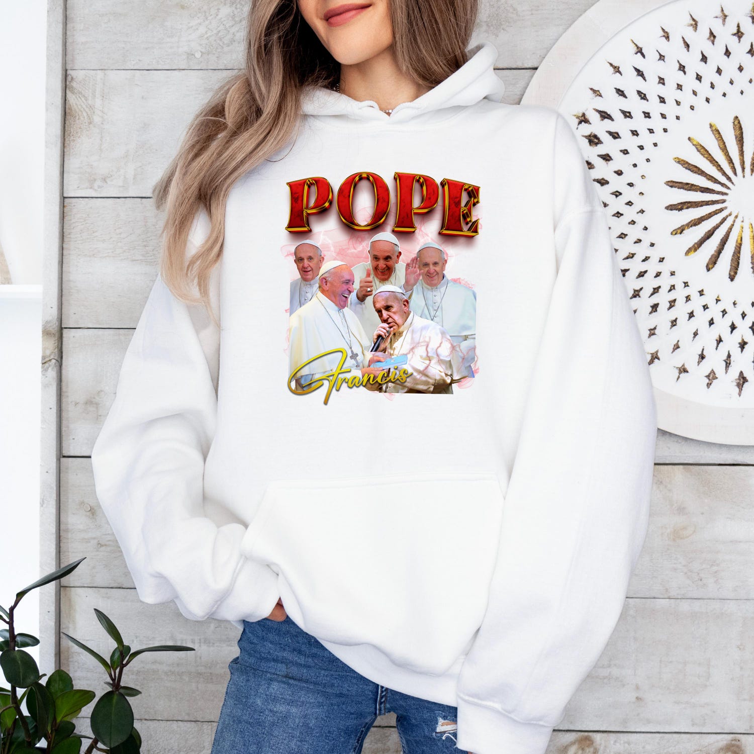 Bootleg Pope Francis Shirt, Papal Fan Gift, Catholic Apparel, Religious Sweatshirt, Pope Francis Merch, Faith T-shirt