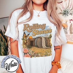 Rolling Stones Christian shirt, Vintage Rock Faith apparel, Christian Rock, Religious Music apparel