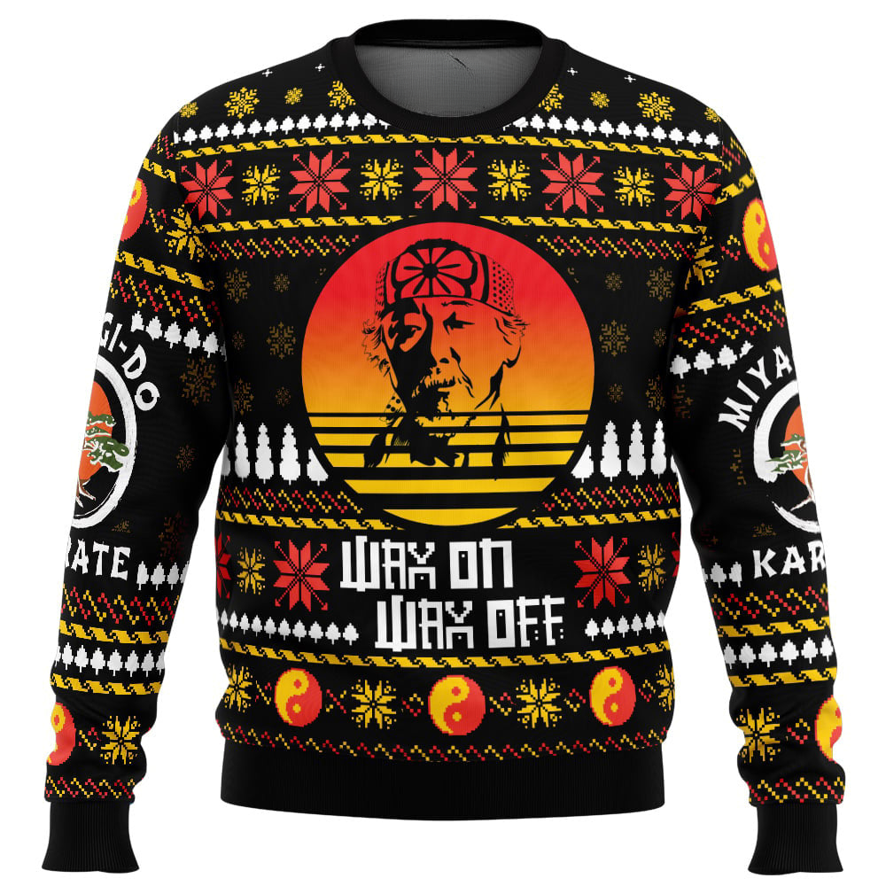 Miyagi Karate Dojo Ugly Christmas Sweater