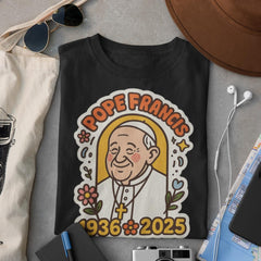RIP Pope Francis Tshirt, Vatican Catholic Hoodie, Pope Francis Shirt, 1936 2025 shirt, Religious Gift, Christian Top, Pope Francis Vatican