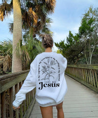 Jesus Hoodie, Aesthetic Christian Sweatshirt, Women's Religious Shirt, Bible Verse Shirt, Christian Gifts For Her, Catholic Gifts