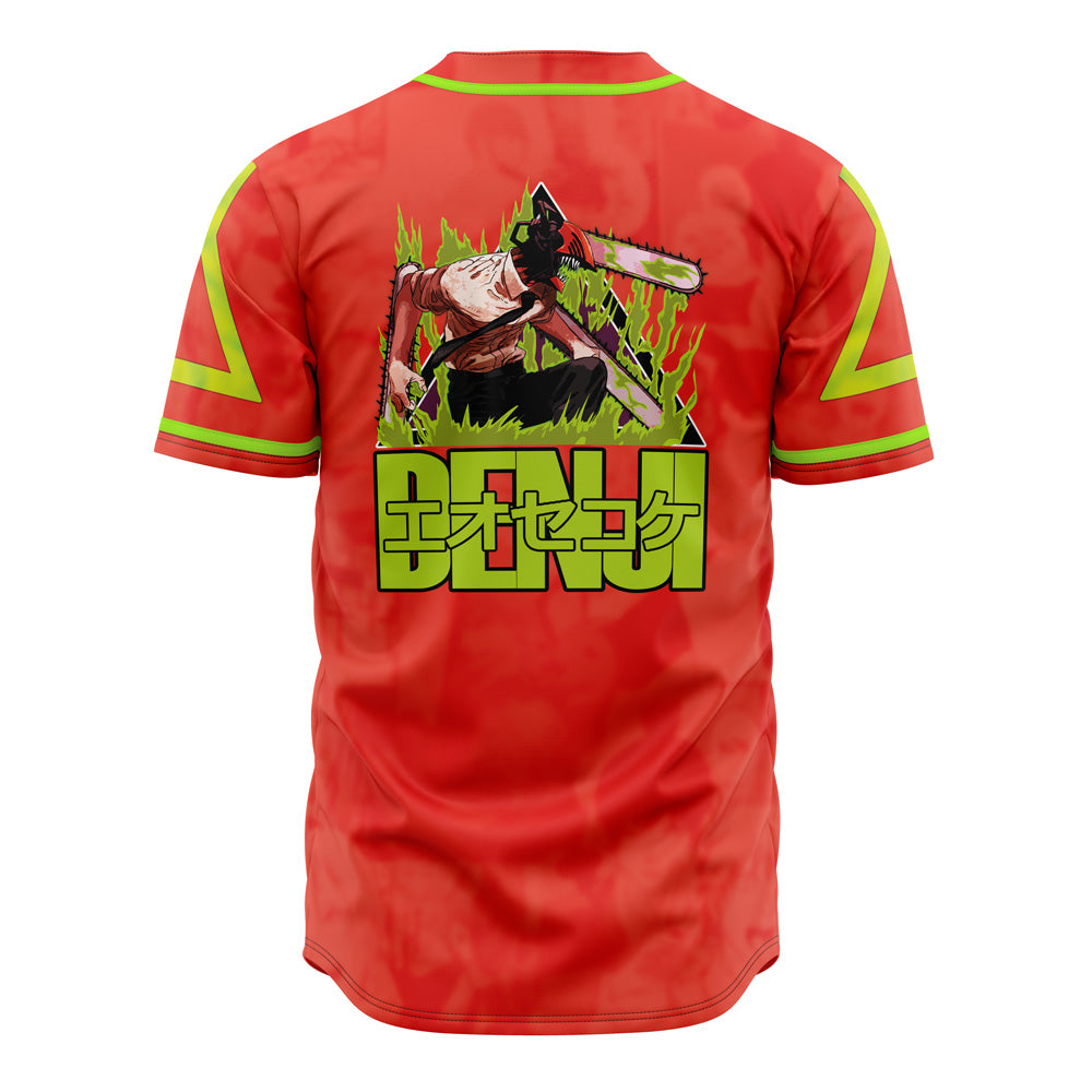 Denji Chainsaw Man Baseball Jersey