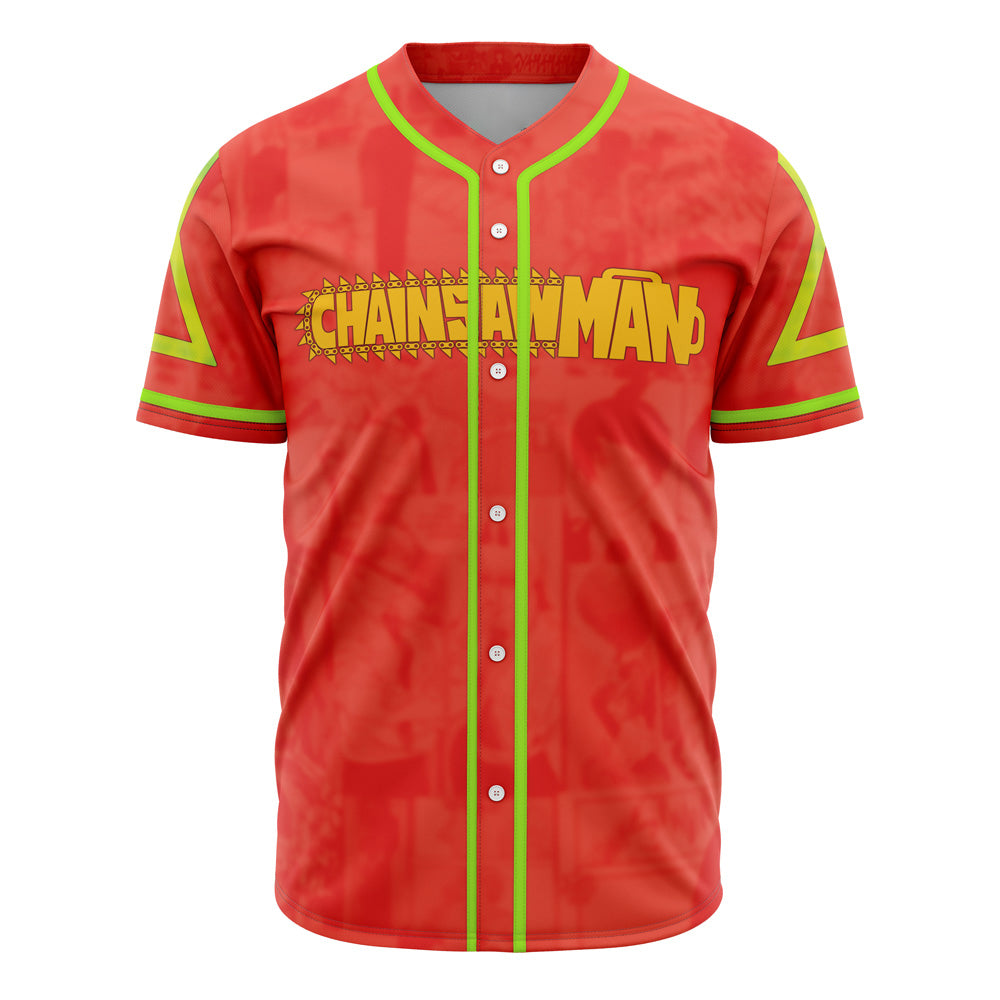 Denji Chainsaw Man Baseball Jersey