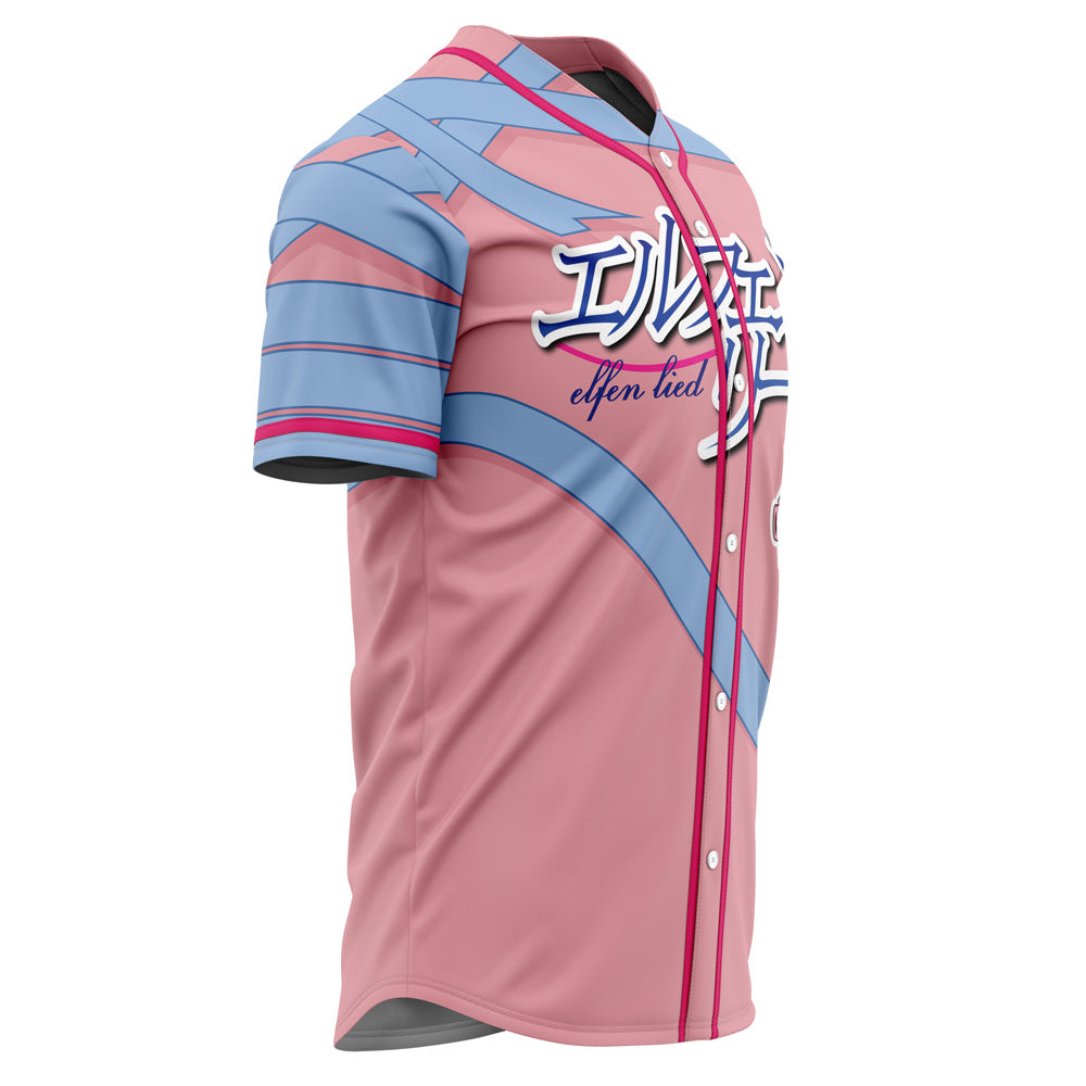 Diclonius Species Elfen Lied Baseball Jersey