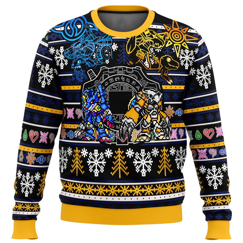 Digimon Ugly Christmas Sweater