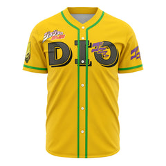 Dio Jojo's Bizarre Adventure Baseball Jersey