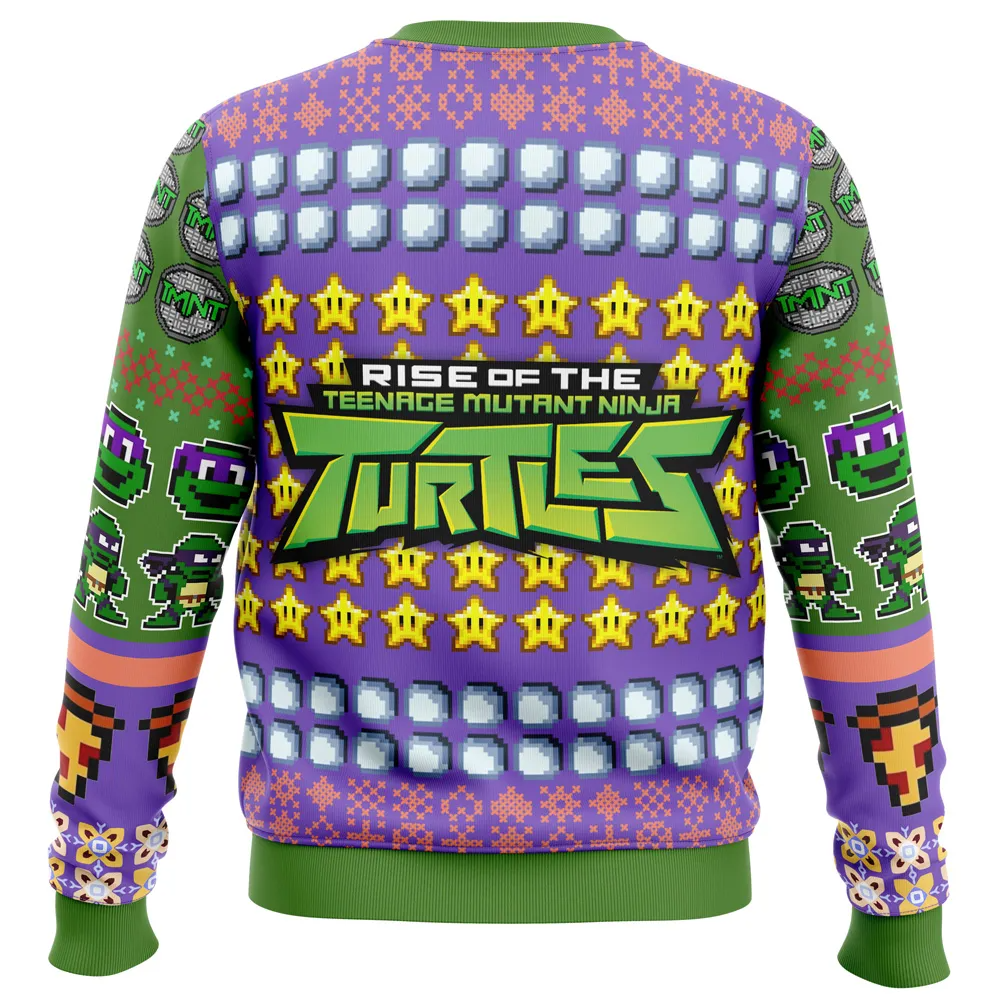 Donatello Rise of the Teenage Mutant Ninja Turtles Ugly Christmas Sweater