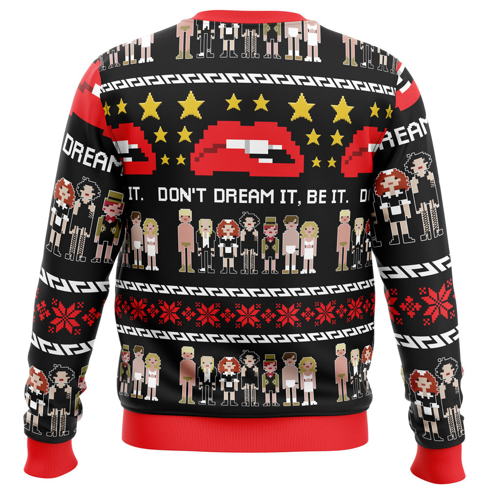 Don't Dream It Be It The Rocky Horror Picture Show Ugly Christmas Sweater