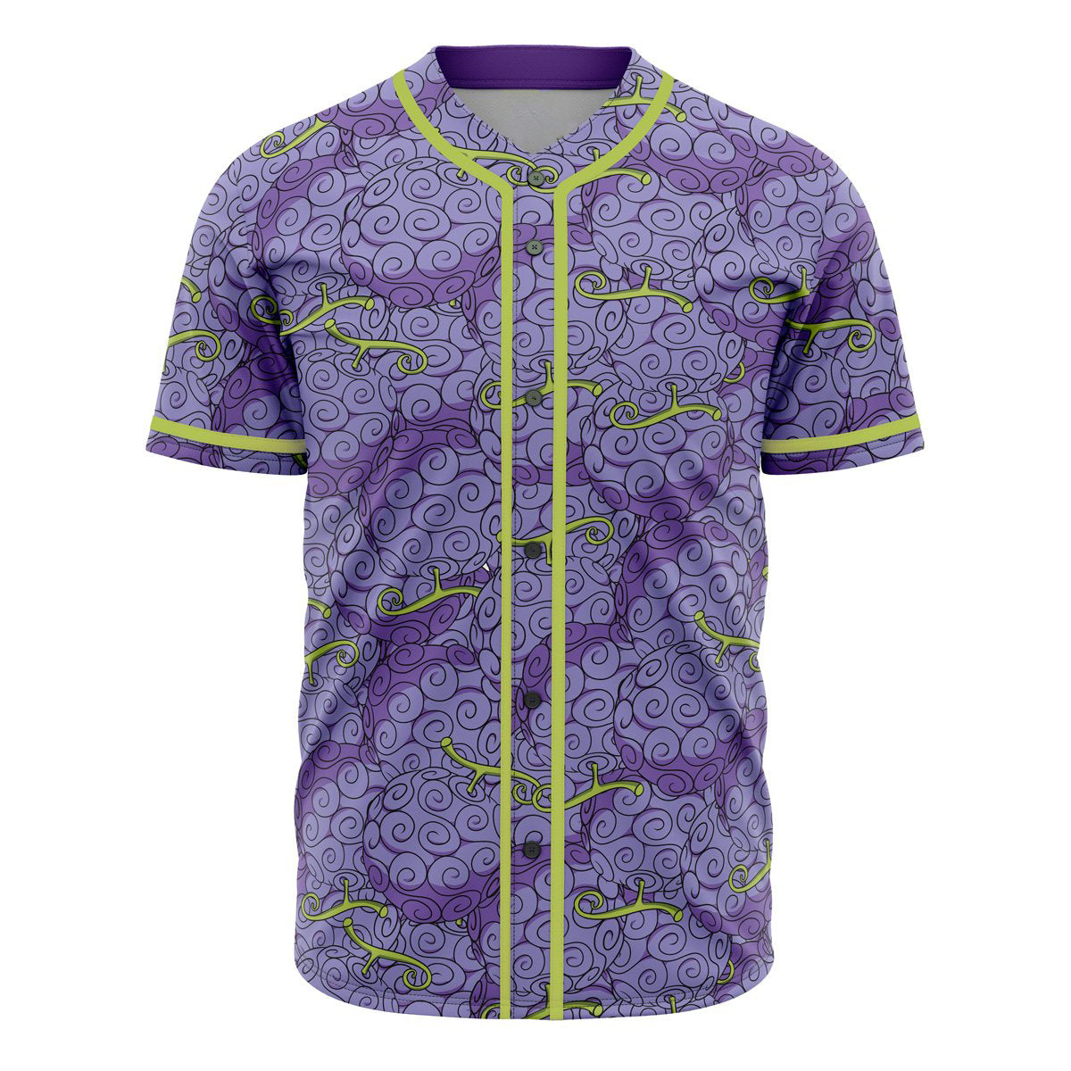 Gomu Gomu No Mi Devil Fruit One Piece Baseball Jersey