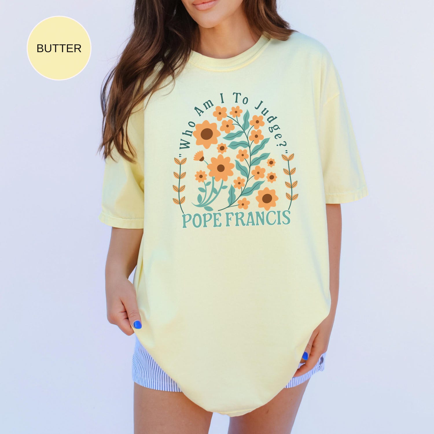 Pope Francis Shirt, Who Am I To Judge Quote Shirt, Inspirational Tshirt, Religious Tee, Faithful Quotation, No Judgment T, Papa Francisco