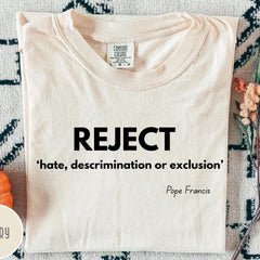 Comfort Colors� Pope Francis T-shirt, Pray For Pope Francis Vatican Catholic Tee, Liberal shirt, Religious Gift, Social Justice z32