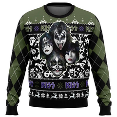 Kiss Band Ugly Christmas Sweater