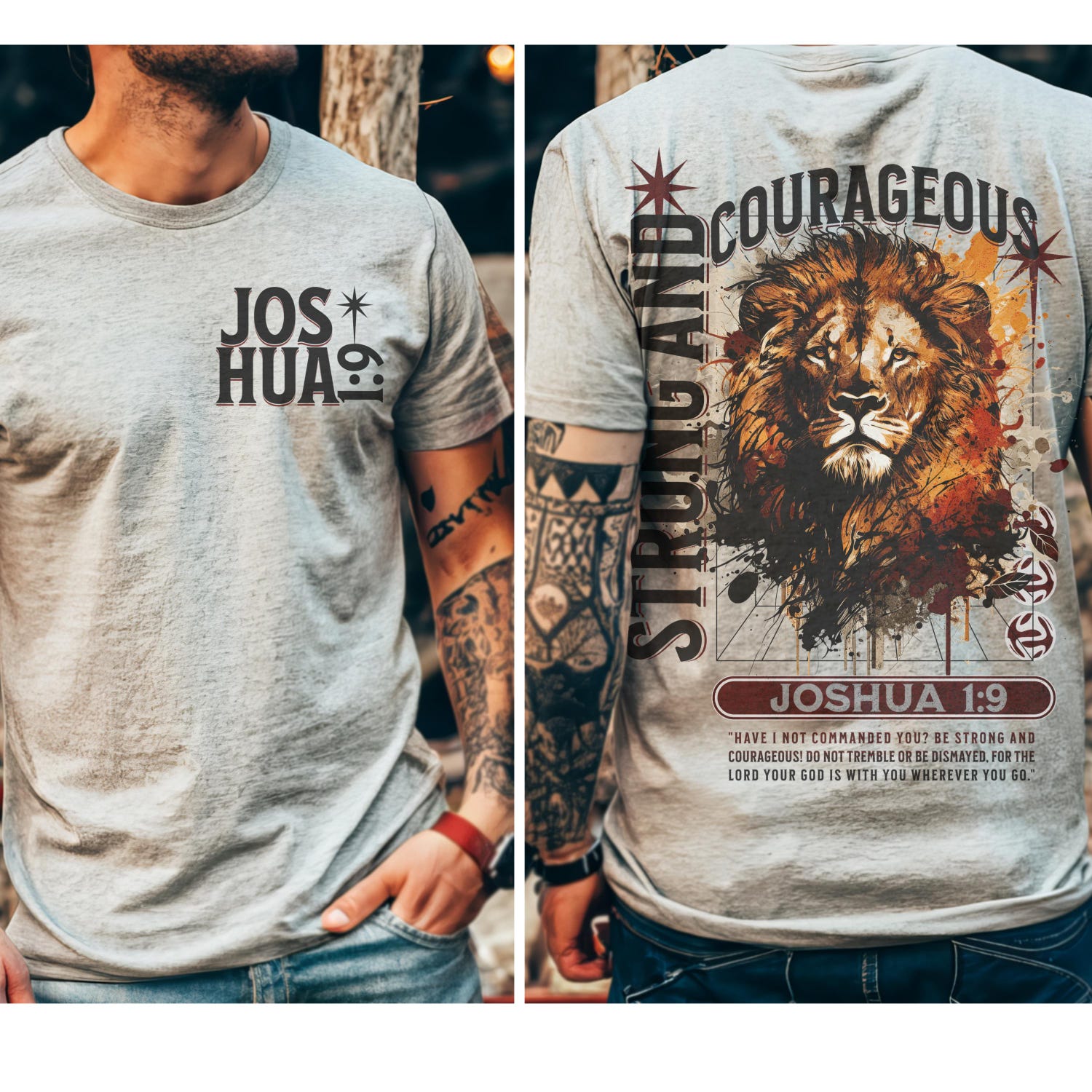 2 sided Men Christian apparel Trendy Christian apparel for Tshirt Christian apparel Bundle Retro Christian Shirt for Men shirt