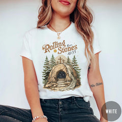 Easter Jesus Shirt, Rolling Stones Shirt, Christian Easter Shirt, Christian Shirt, He is Risen T Shirt, Bible Verse Shirt, Funny Easter Gift