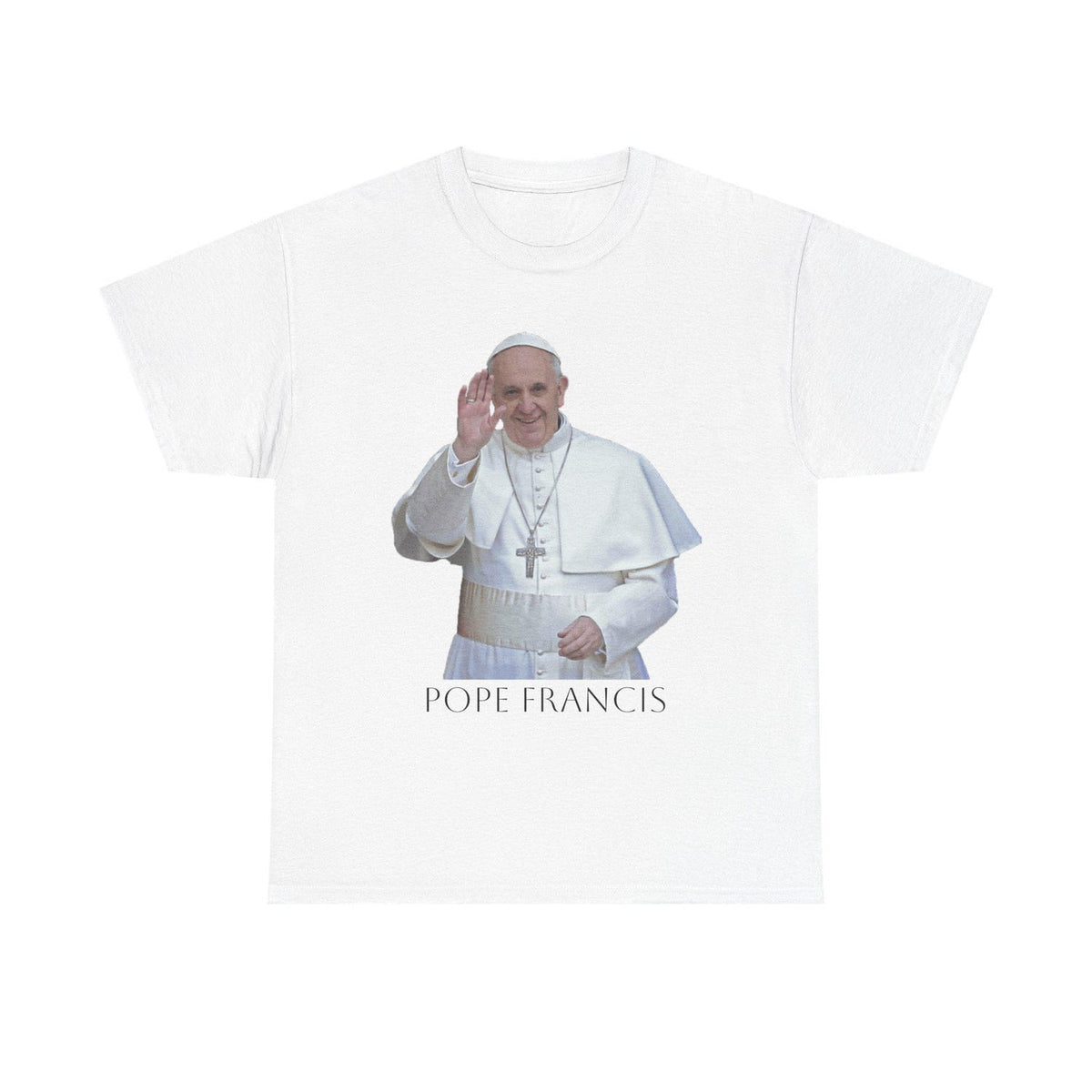 Catholic Pope Francis Tshirt, Religious Unisex Tee, Christian Apparel, Vatican Shirt, Faith Gift