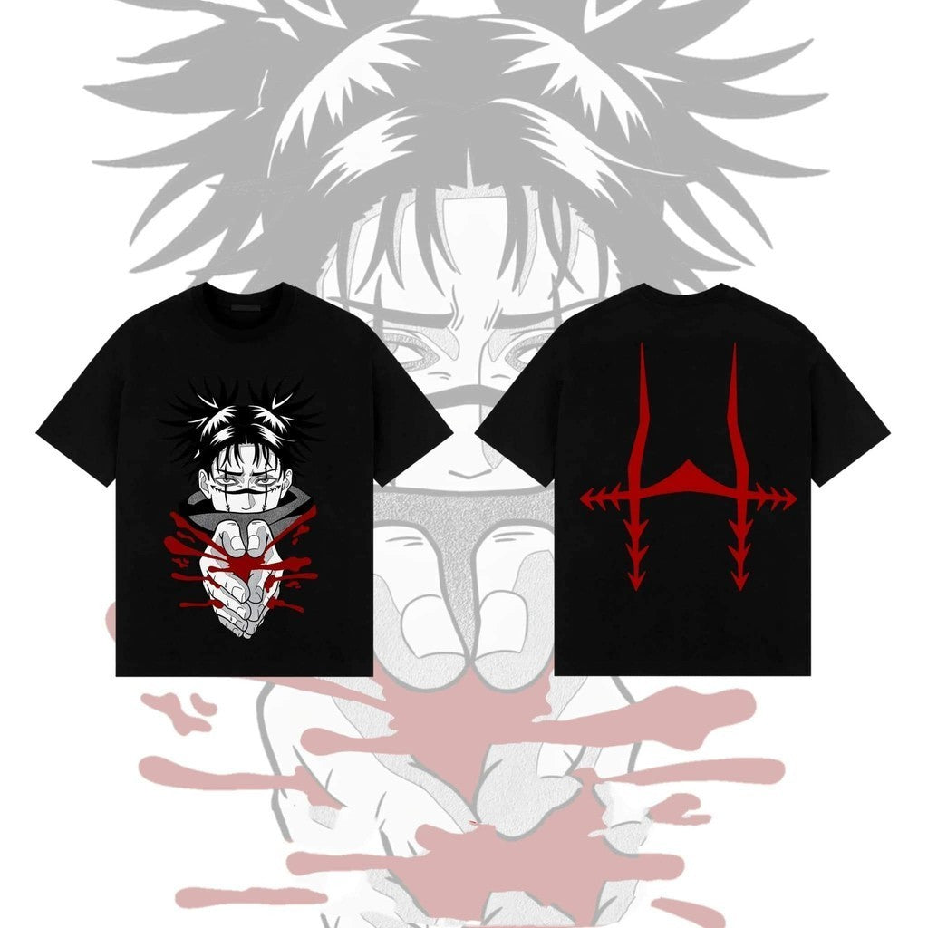 a t - shirt with a picture of an anime character on it