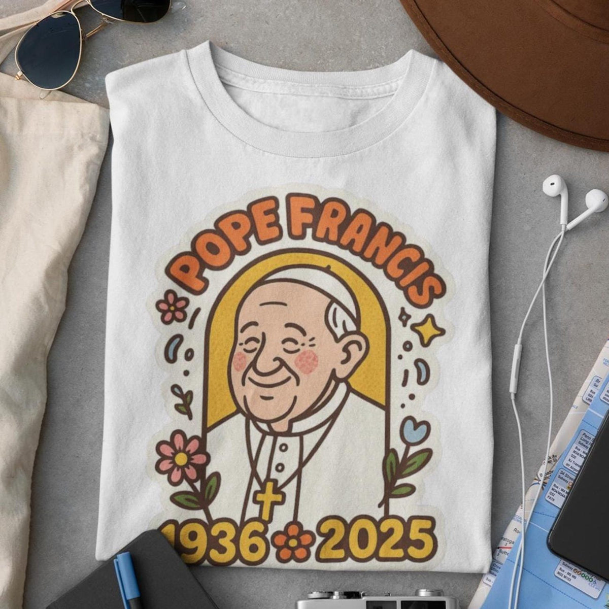 RIP Pope Francis Tshirt, Vatican Catholic Hoodie, Pope Francis Shirt, 1936 2025 shirt, Religious Gift, Christian Top, Pope Francis Vatican